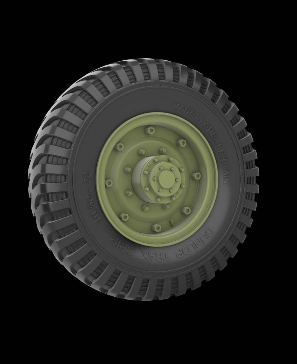 Panzer Art RE35-731 Daimler AC Road wheels (Dunlop) 1/35 – image 3
