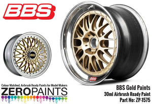 Zero Paints ZP-1575 BBS Wheel Gold Paint 30ml – image 2