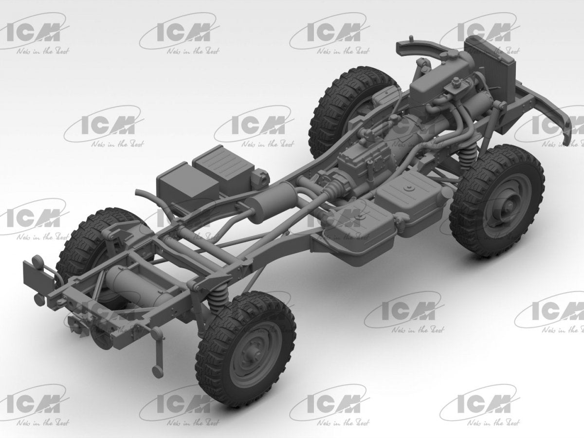ICM 35135 Unimog S 404 German military truck 1/35 – image 8
