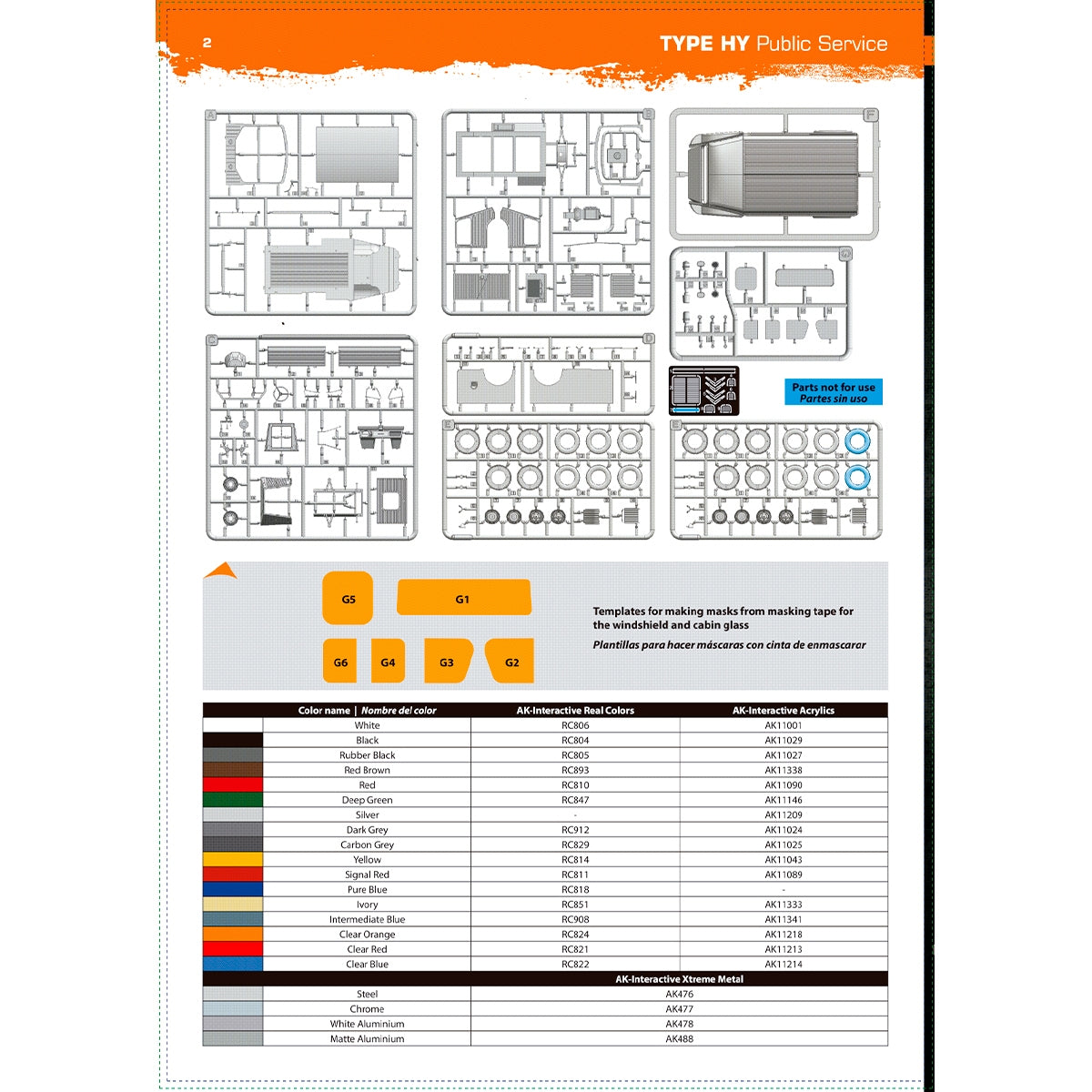 AK Interactive AK35036 Type HY Public Service 1/35