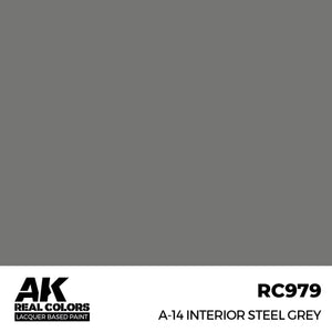 AK Interactive RC979 A-14 Interior Steel Gray 17 ml