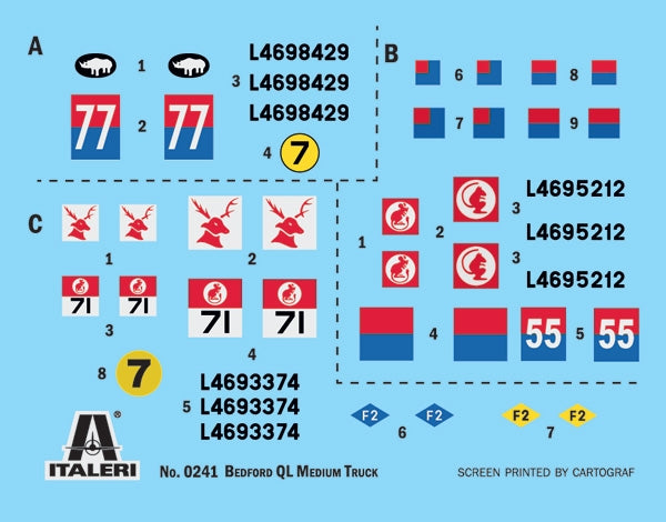 Italeri 0241 Bedford QL Medium Truck 1/35 – Bild 7
