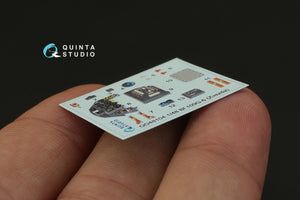 Quinta Studio QD48104 Bf 109G-6 3D-Printed &amp;amp; colored Interior on decal paper (for Zvezda kit) 1/48 – Bild 4