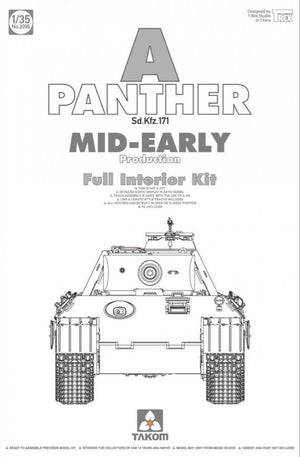 Takom 2098 Panther Ausf. A mid-early production (full interior) 1/35