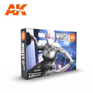 AK Interactive AK11609 WHITE COLORS SET 6x17 ml – image 2