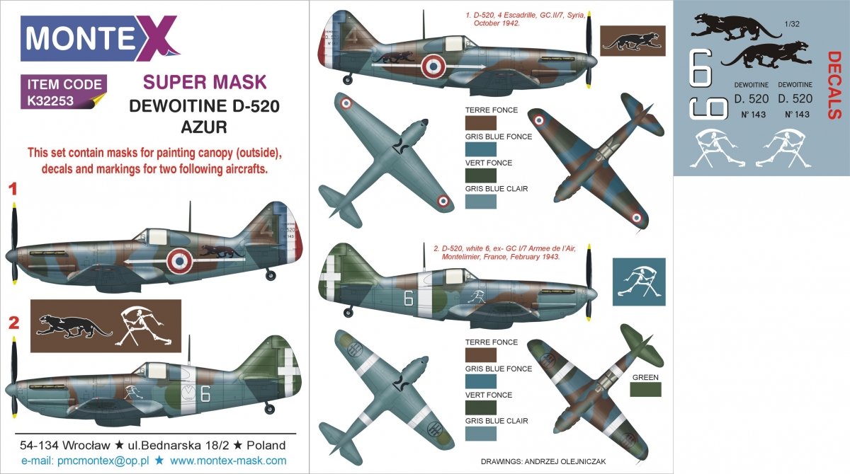 Montex K32253 D-520 1/32