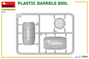 MiniArt 24011 PLASTIC BARRELS 200L 1/24 – zdjęcie 3