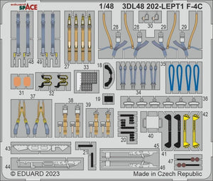 Eduard 3DL48202 F-4C SPACE HOBBY 2000, ACADEMY 1/48 – obrázek 4