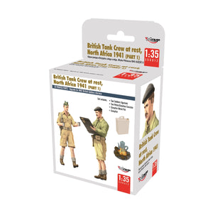 Mirage Hobby 350013 British Tank Crew at Rest, North Africa 1941 (Part I) 1/35 – obrázek 2