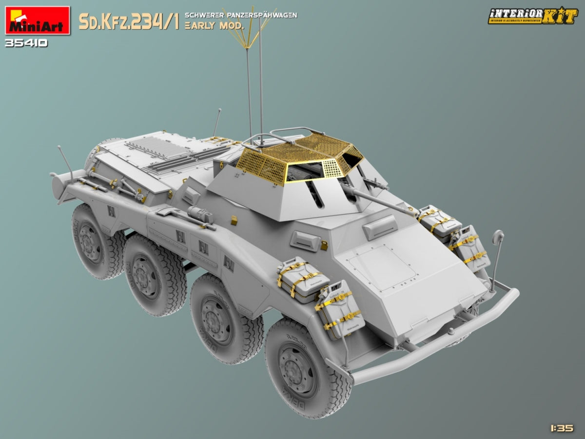 MiniArt 35410 Sd.Kfz.234/1 Schwerer Panzerspahwagen. EARLY MOD. INTERIOR KIT 1/35 – image 5
