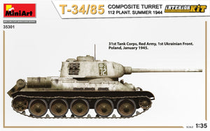 MiniArt 35301 T-34/85 COMPOSITE TURRET. 112 PLANT. SUMMER 1944 INTERIOR KIT 1/35 – Bild 3