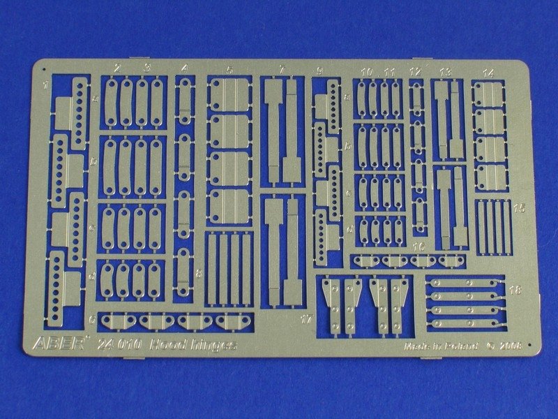 Aber 24010 Hinges for hoods/lids (1/24)