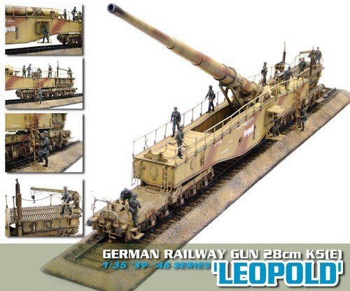 Dragon 6200 German Railway Gun 28 cm K5(E) 1/35