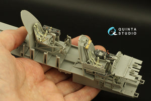 Quinta Studio QD32166 Do 335A-12 3D-Printed &amp;amp; colored Interior on decal paper (Zoukei-Mura) 1/32 – Bild 13