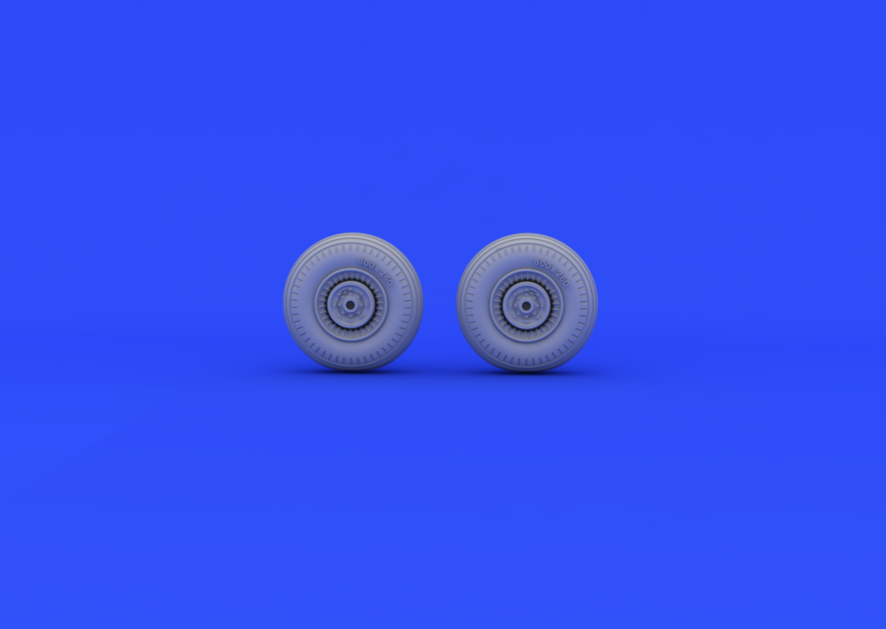 Eduard 672026 Il-2 wheels 1/72 (TAMIYA) – Bild 3
