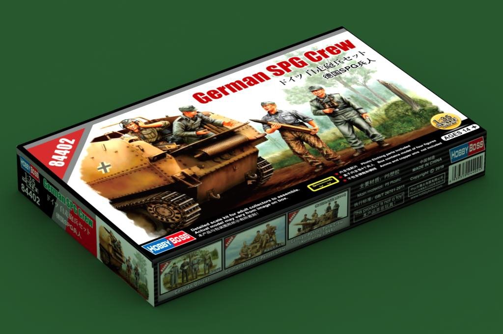 Hobby Boss 84402 German SPG Crew 1/35 – imagen 2