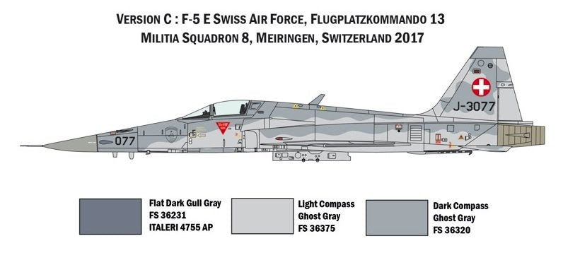 Italeri 1420 F-5E Swiss Air Force 1/72 – Bild 4
