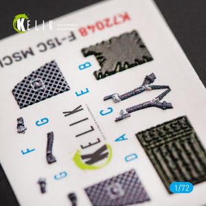KELIK K72048 F-15C MSIP II EAGLE INTERIOR 3D DECALS FOR GWH 1/72 – image 4