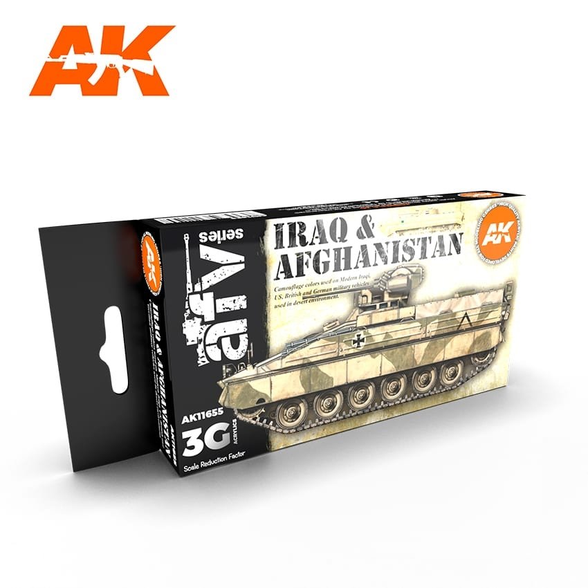 AK Interactive AK11655 3G IRAQ &amp;amp; AFGHANISTAN 6x17 ml