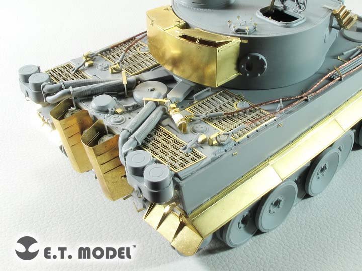 ET Model E35-249 WWII German TIGER I “Tunisian Initial” Basic (For DRAGON Smart Kit) (1/35) – obrázek 6