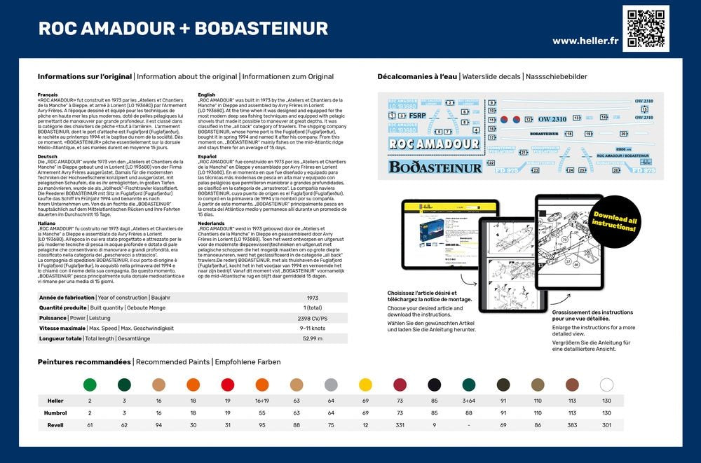 Heller 55608 Starter Kit - Roc Amadour + Bodasteinur Twinset 1/200 – obrázek 4