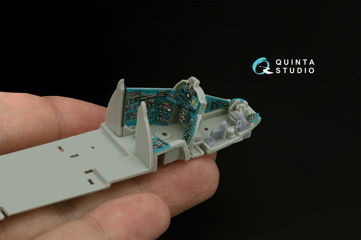 Quinta Studio QD+72184 Mi-24V 3D-Printed &amp;amp; colored Interior on decal paper (Hobby Boss/ARK Models) (with 3D-printed resin parts) 1/72 – immagine 7