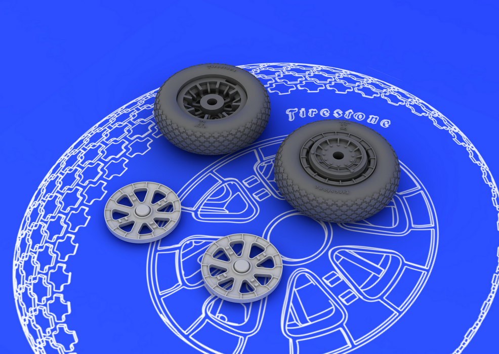 Eduard 648102 F6F wheels 1/48 (EDUARD) – Bild 3