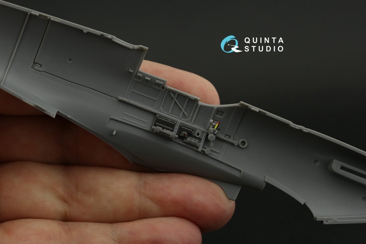 Quinta Studio QD48134 Spitfire Mk.I 3D-Printed &amp;amp; colored Interior on decal paper (Tamiya) 1/48 – image 11