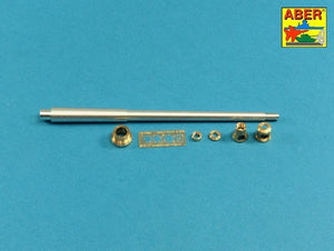 Aber 35L-231 10.5cm KwK L/70 barrel with double baffle muzzle brake for German Pz.Kpfw. VII Lowe 1/35 1/35