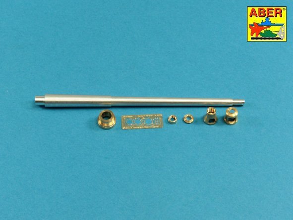 Aber 35L-231 10.5cm KwK L/70 barrel with double baffle muzzle brake for German Pz.Kpfw. VII Lowe 1/35 1/35