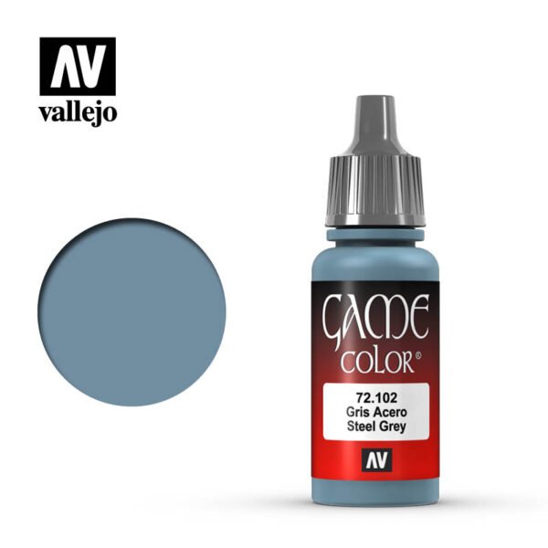 Vallejo 72102 Game Color - Steel Gray 18ml