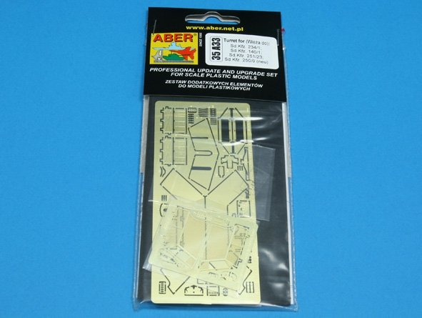 Aber 35A033 Turret for Kfz.234/1, 140/1, 251/23, 250/9 (1/35) – Bild 3