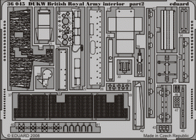 Eduard 36045 DUKW British Royal Army interior 1/35 Italeri – obrázek 2