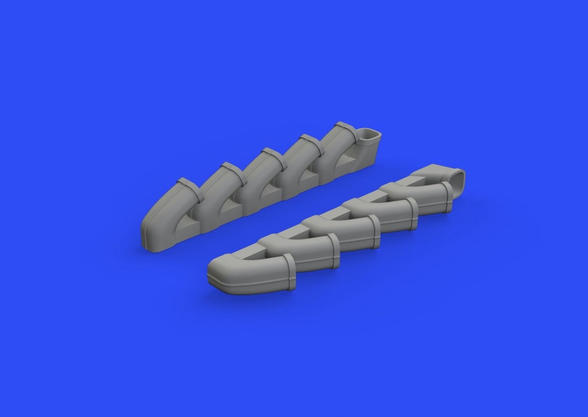 Eduard 648588 Il-2 exhaust stacks 1/48 TAMIYA – imagen 2