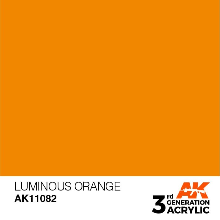 AK Interactive AK11082 Luminos Orange 17 ml