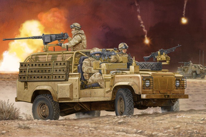 Hobby Boss 82446 Defender XD &amp;#39;Wolf&amp;#39; WMIK (1/35)