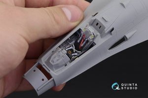 Quinta Studio QD48194 F-16С 3D-Printed &amp;amp; colored Interior on decal paper (for Kinetic kit) 1/48 – image 5
