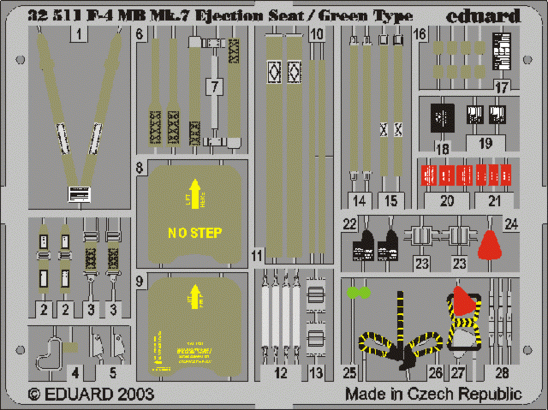 Eduard BIG3202 F-4E 1/32 Tamiya – Bild 5