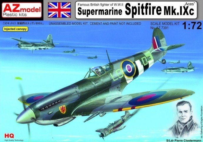 AZ Model AZ7391 Supermarine Spitfire Mk.IXc "Aces" (1/72)