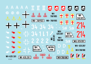 Star Decals 35-995 STURM 5. SdKfz 252 Ammo carrier 1/35 – obrázek 2