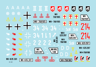 Star Decals 35-995 STURM 5. SdKfz 252 Ammo carrier 1/35 – obrázek 2