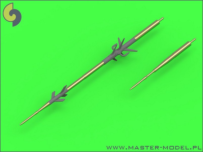 Master AM-72-106 Sukhoi Su-17, Sukhoi Su-20, Sukhoi Su-22 (Fitter) - Pilot Tubes and 30mm gun barrels 1/72 – Bild 2
