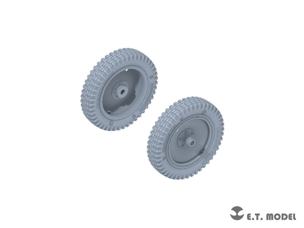 ET Model P35-124 WWII German Sd.kfz.250/Sd.kfz.10 Sagged Front Wheels for Dragon Kit 1/35 – image 3