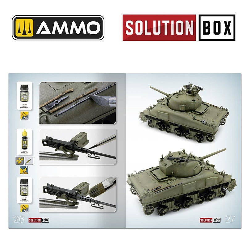 AMMO by Mig Jimenez 7728 SOLUTION BOX 22 – WWII USA ETO. Colors and Weathering System – immagine 8