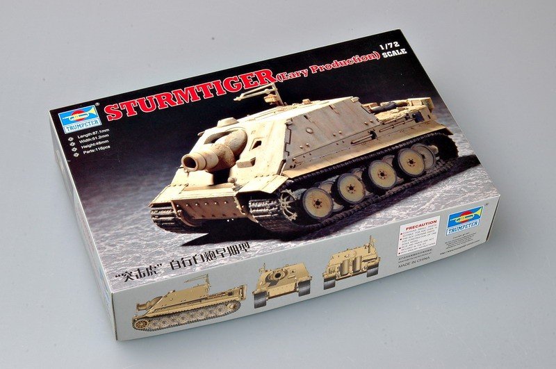 Trumpeter 07274 Sturmtiger allemand, production initiale (1/72) – image 2