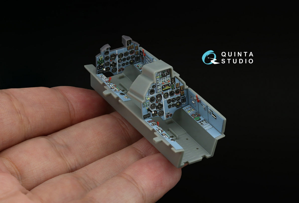 Quinta Studio QD+48409 Su-17UM3 3D-Printed &amp;amp; colored Interior on decal paper (Hobby Boss) (with 3D-printed resin parts) 1/48 – image 8