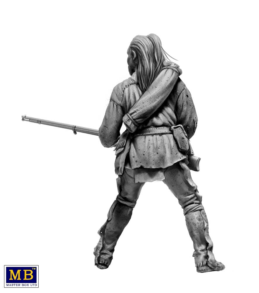 Master Box 35234 The Mohicans. Indian Wars Series, the 18th century. Kit No. 6 1/35 – obrázek 5