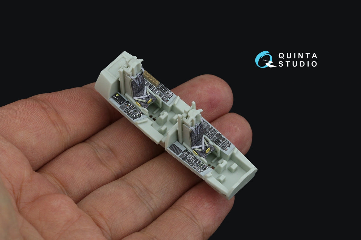 Quinta Studio QD72110 F-15E 3D-Printed &amp;amp; colored Interior on decal paper (Revell) 1/72 – image 11