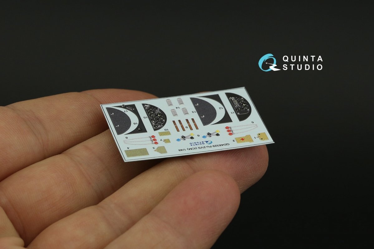 Quinta Studio QD48329 Po-2VS 3D-Printed &amp;amp; colored Interior on decal paper (ICM) 1/48 – Bild 5
