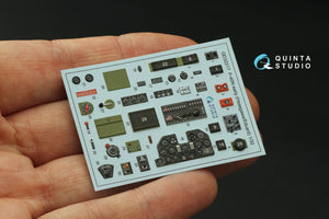 Quinta Studio QD32217 P-40N early 3D-Printed colored Interior on decal paper (Hasegawa/Eduard) 1/32 – image 4